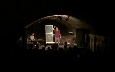 Jordi Palet en un moment de l'espectacle inaugural | Ràdio Sabadell